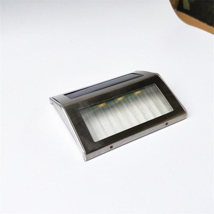 Stainless Steel 3LED Solar Deck Lamp