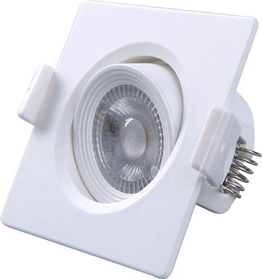 3 Watt Indoor LED Downlights 25000H 240V White Recessed IC driver