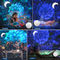 14.5cm 6.5cm LED Disco Party Lights 7.5W 3 In 1 Starry Sky Projector Light
