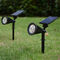 8H Solar Powered LED Ground Lights IP44 Landscape Spotlights