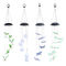 Solar Changing Color Hummingbird Wind Chime